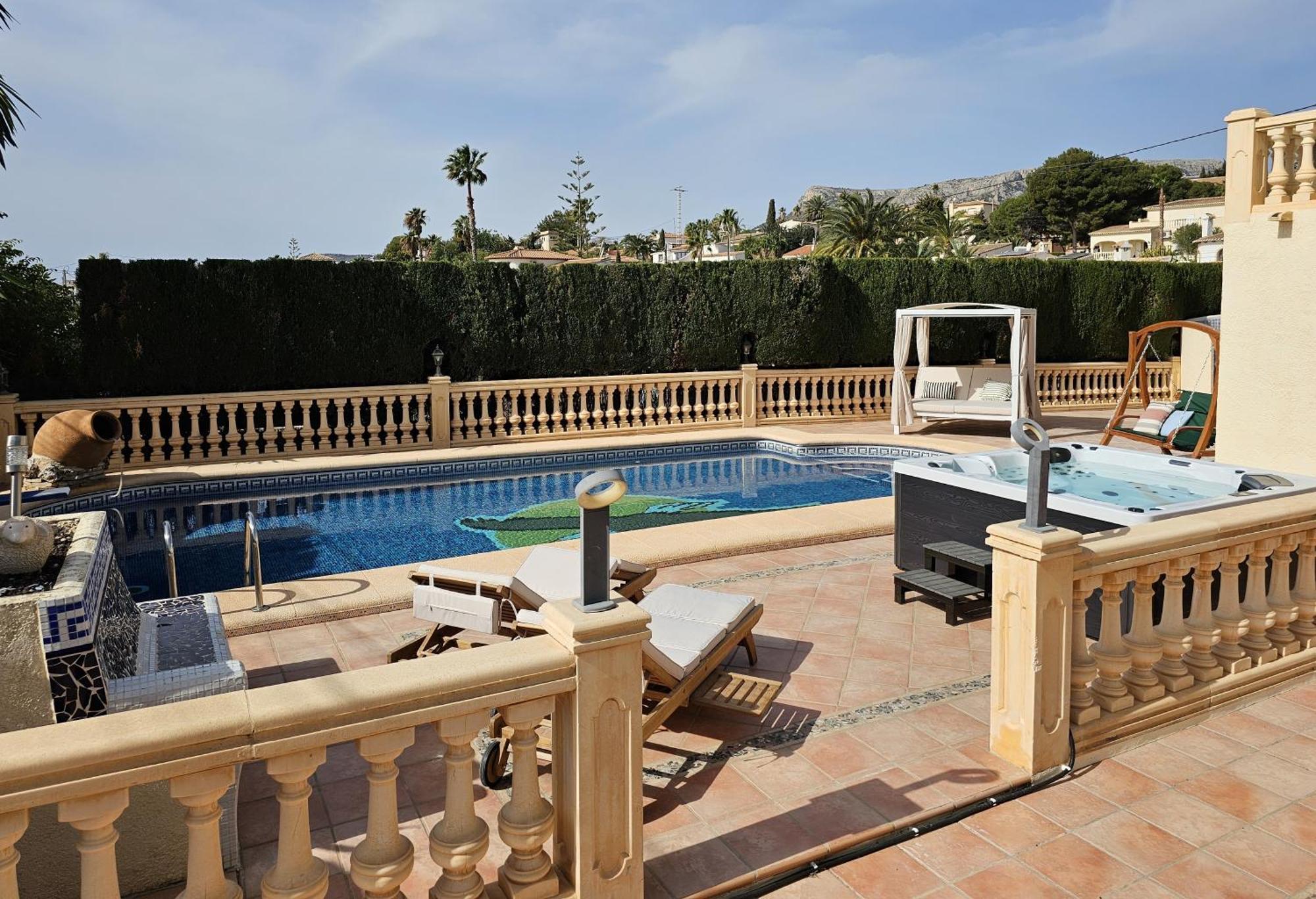 Luxury Villa - Pool, Hot Tub, Aircon, Tvs, Home Cinema, Office, Gbit Internet, Sports Equipment Calpe Exteriör bild